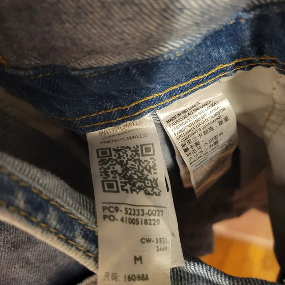 Levis Stylish Blue Denim Overalls Shortalls - Picture 3 of 3